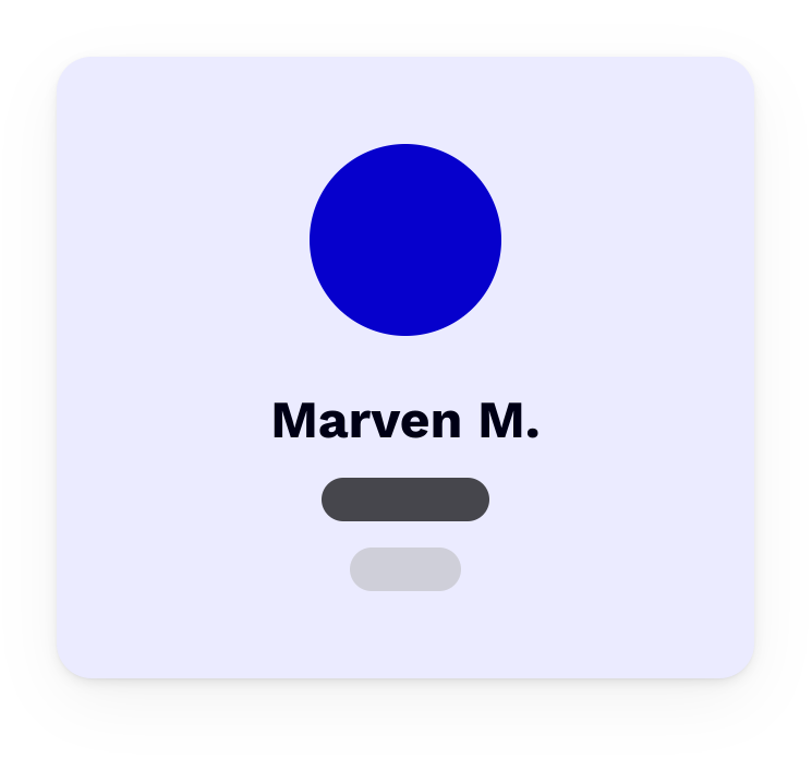 A graphic of Marven's profile pass